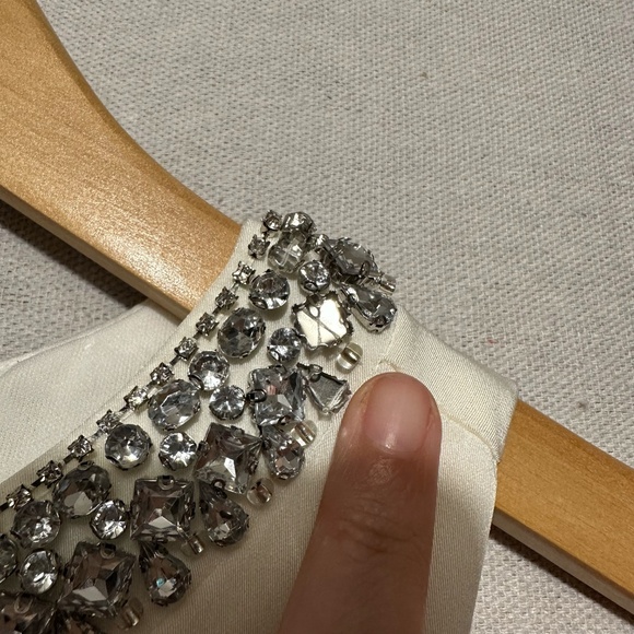 NWT Ieena for Mac Duggal Embellished Neck Trumpet Gown - size 2 - Picture 7 of 7